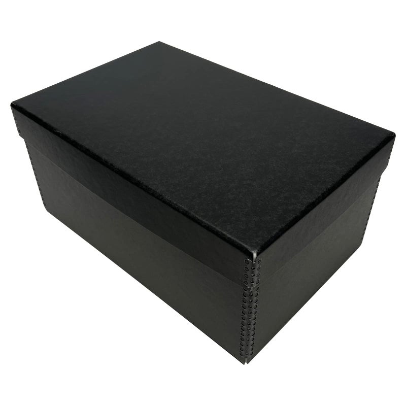Lineco Archival Photo Storage Box, Holds up to 1100 of 5x7 Pictures, 4x6 Photograph Container with Removable Lid. Preserve Snapshot, Negatives, Prints, Films, Card, 5"x7"x12", Black - Image 1